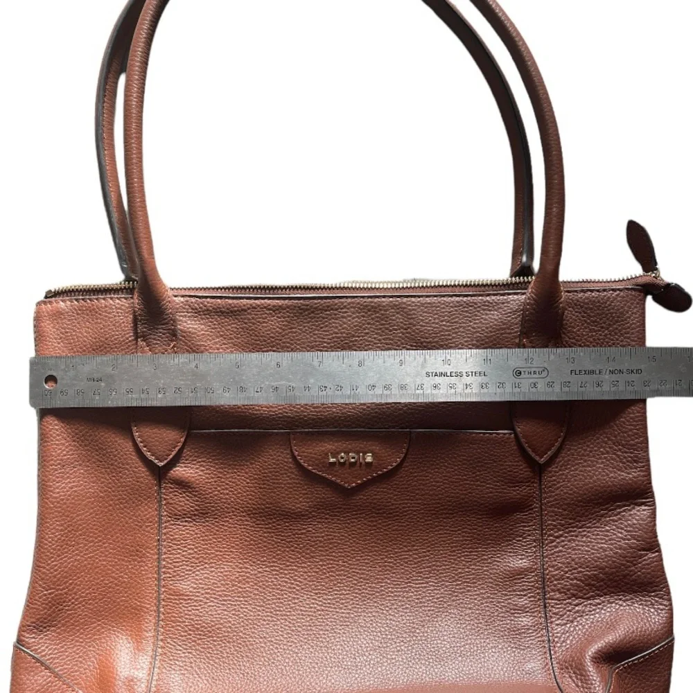 Lodis Leather Hobo Bag Purse Tote - Picture 3 of 6